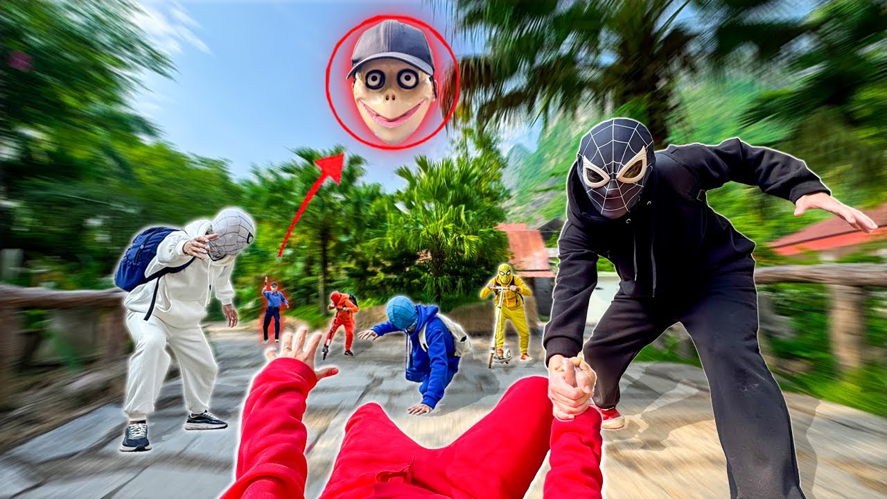 7 Spider-Man Bros Meet SERBIAN SECURITY Dancing in Homestay ( Intense POV )