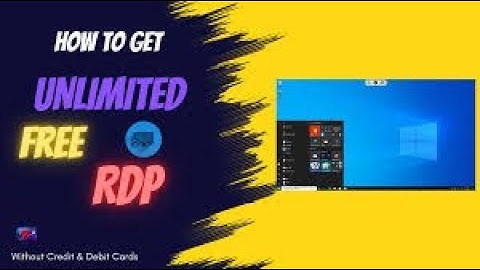 Free RDP Making Trick Without CC , Bin or Any  Edu Mail Method
