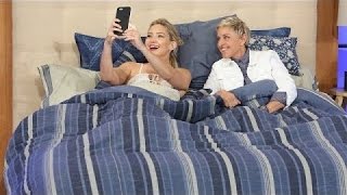 Ellen And Kate Hudson Snapchat Together In Bed - Tv Show King