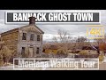 Ghost Town Walking Tour - Bannack Montana - 4K City Walks - Virtual Travel Walking Treadmill Walk
