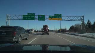 Batavia to Chicago I-88/I-294/I-90 Highways (No Talk, No Music) 4K POV ASMR