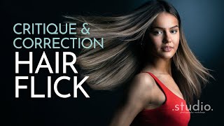 Critique & Correction of the image Hair Flick