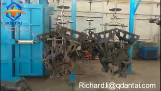 Q485 Hanging chain type shot blasting machine