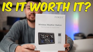 Unboxing of the Fokey Wireless Weather Station! Humidity, Barometric Pressure, 7.6 Inch Display!