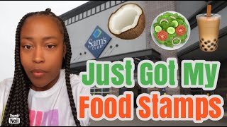 SHOP WITH TERESA AT SAM S CLUB I JUST GOT MY FOOD STAMPS SHOWING NEW ITEMS