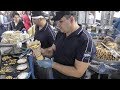 Street Food from Greece. Pita Gyros with Lamb, Pork and Chicken, Moussaka and More