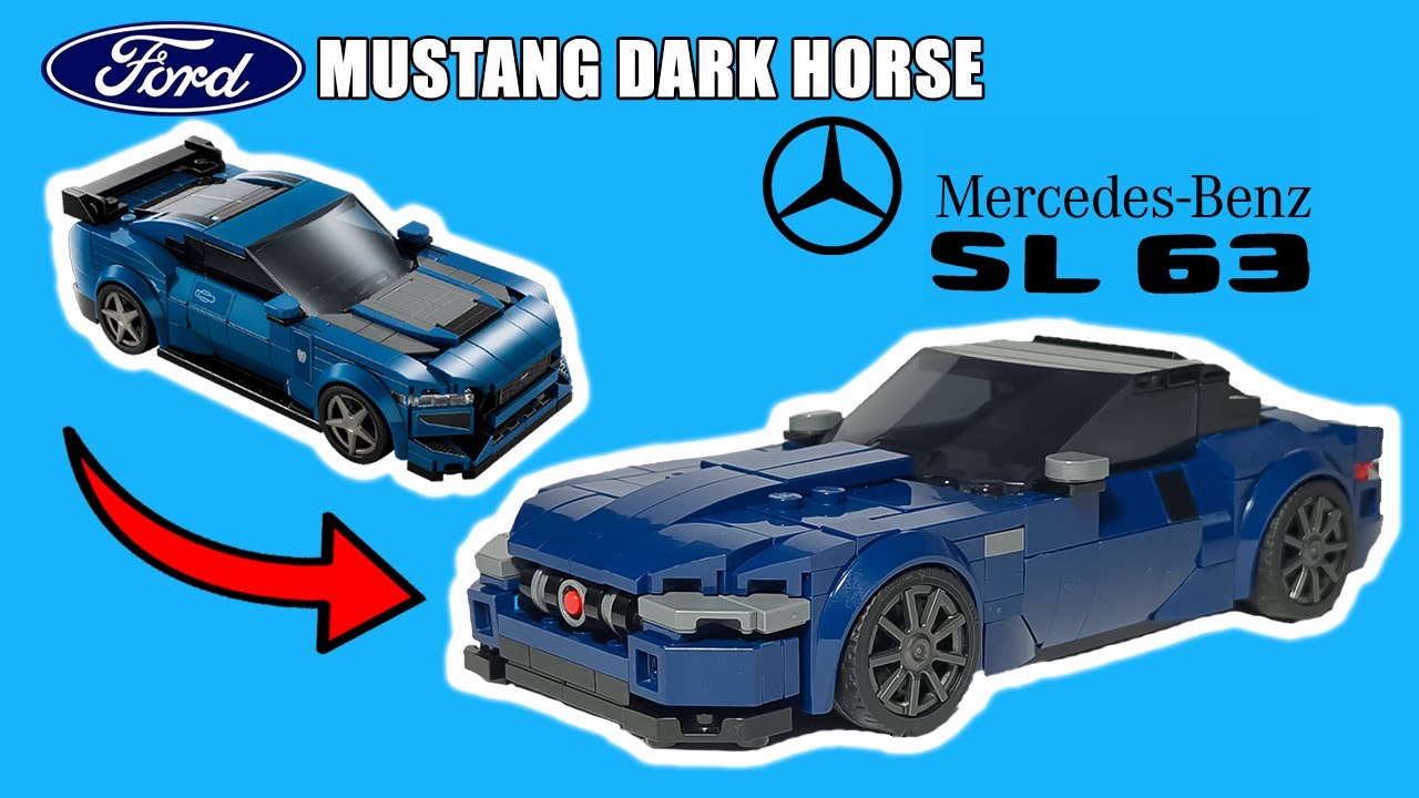 76920 Mercedes-Benz SL63 - Lego Speed Champions Alternative MOC Tutorial