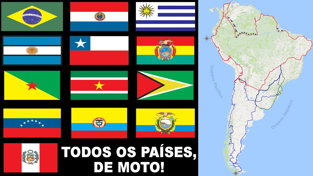 Viagem de moto, sozinho, por todos os países na América do Sul