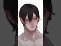 ワンドロで厚塗りの顔を描く。 #Shorts