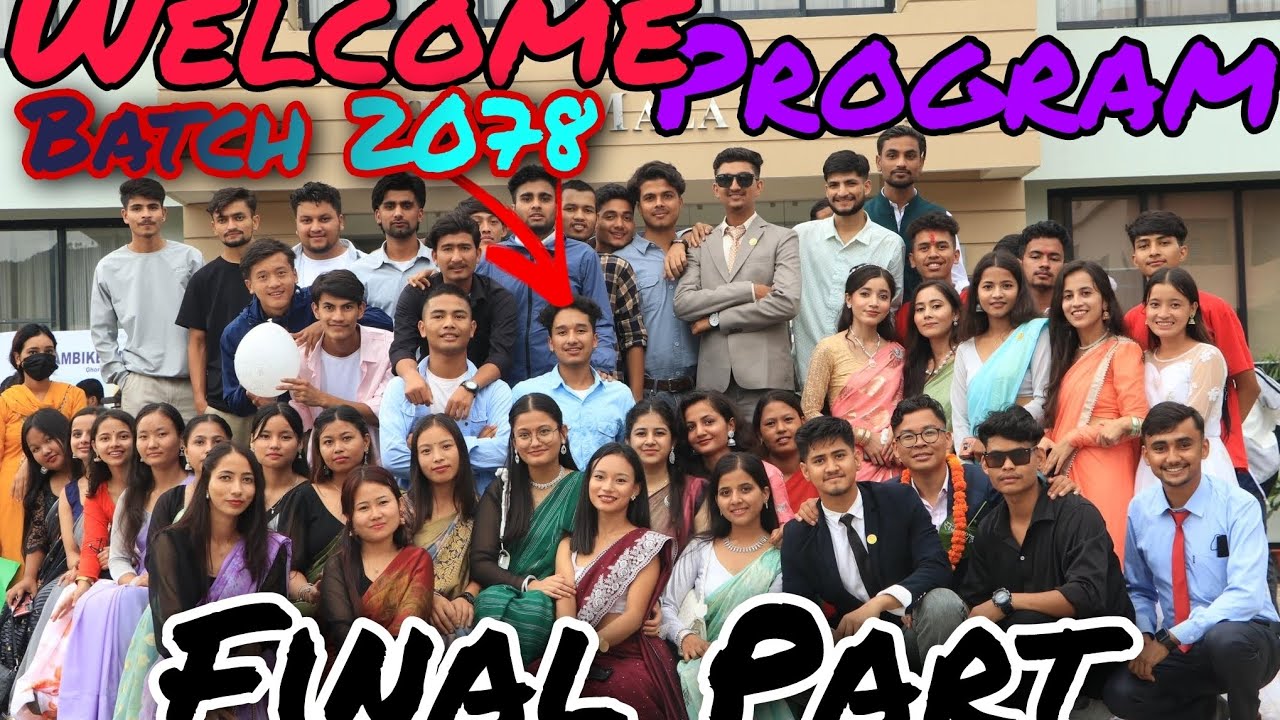 Welcome Program Full Welcome Program Video Part - 2 || Enjoyable moment 💗 || - YouTube
