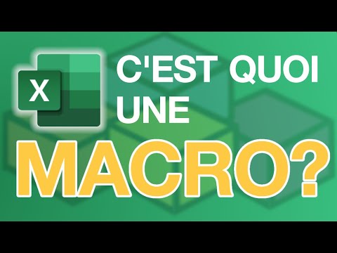 Vidéo: A quoi sert la fonction macro ?