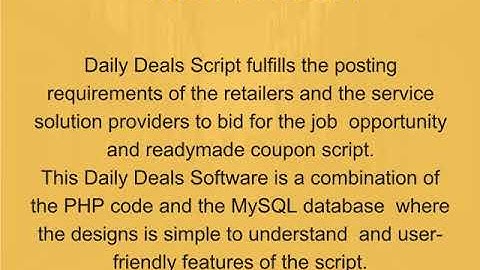 Daily Deals Script  | Daily Deals Software