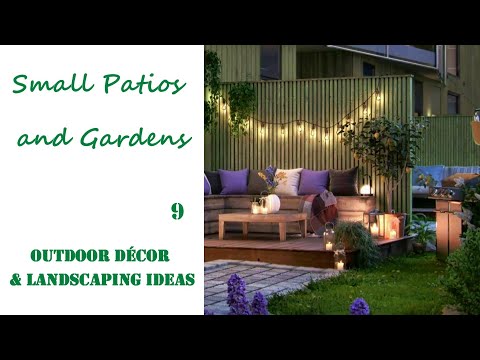 Small Patios and Gardens | OUTDOOR DECOR & LANDSCAPING IDEAS #9
