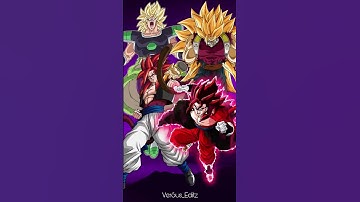 Broly & Gogeta vs Cumber & Vegito #shorts #dbs