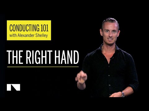 Conducting 101 with Alexander Shelley Part 2/6 (The Right Hand)