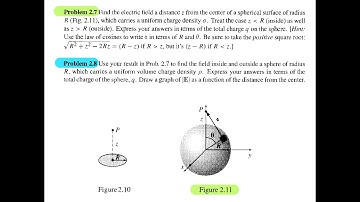 Introduction to Electrodynamics (4E) -Griffiths, P2.8: Sphere carrying uniform volume charge density