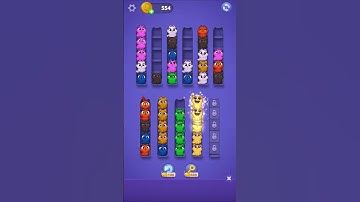 Kitty Sort: Twisted Tails Level 63 | Funny Games