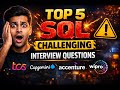 Top 5 SQL Challenging TCS, Capgemini, Accenture, Wipro Interview Questions