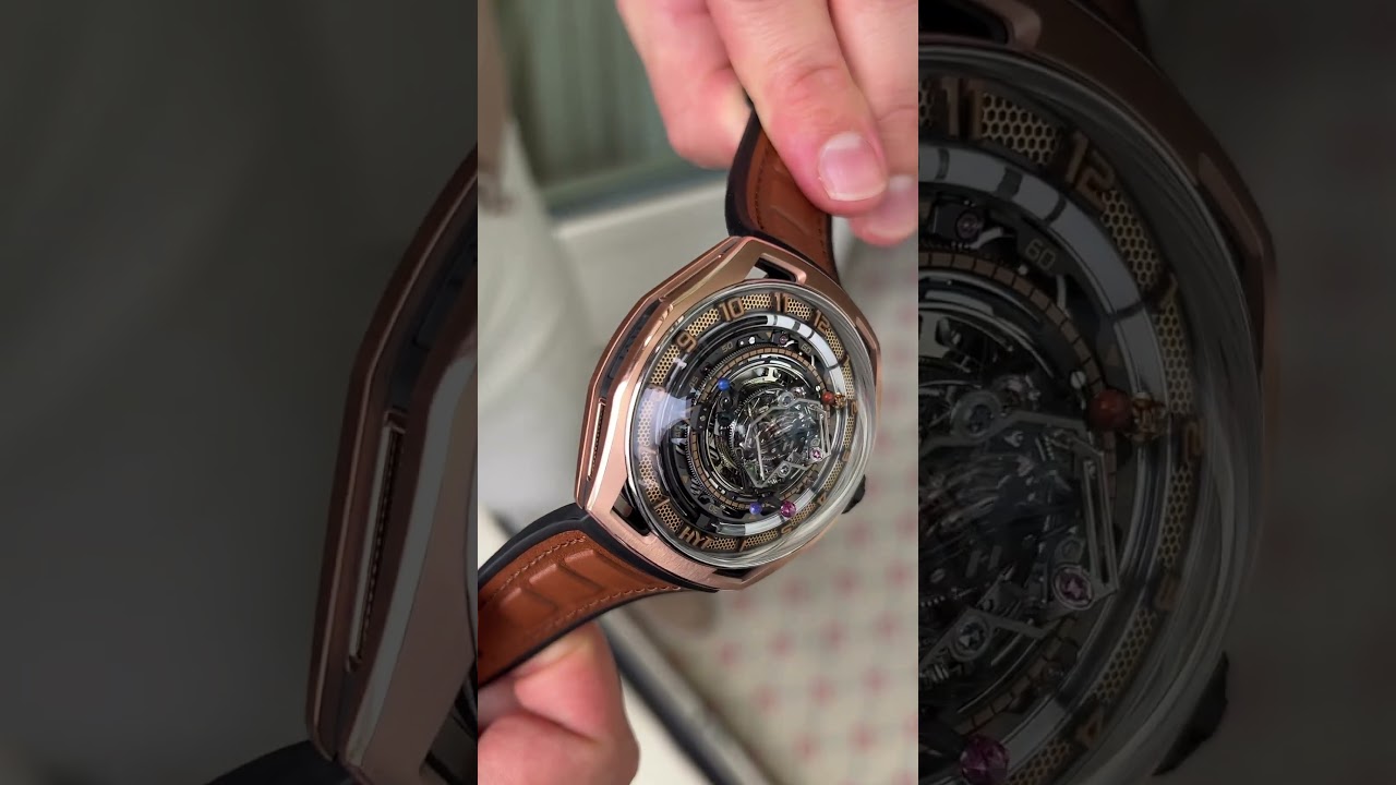 Mind-Blowing! The HYT Conical Tourbillon Infinity Sapphire Watch 🛸
