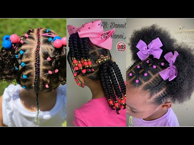 ⭐️💕Rubber Band Hairstyle On Natural Hair 2022 - YouTube