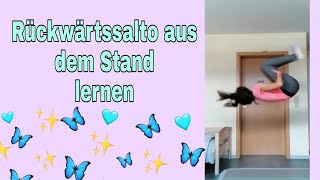Rückwärtssalto auf dem Boden lernen | Lina's Tipps und Tricks 💞| Lina's Channel