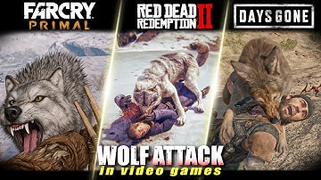 Wolf Attack in 16 Open World Video Games