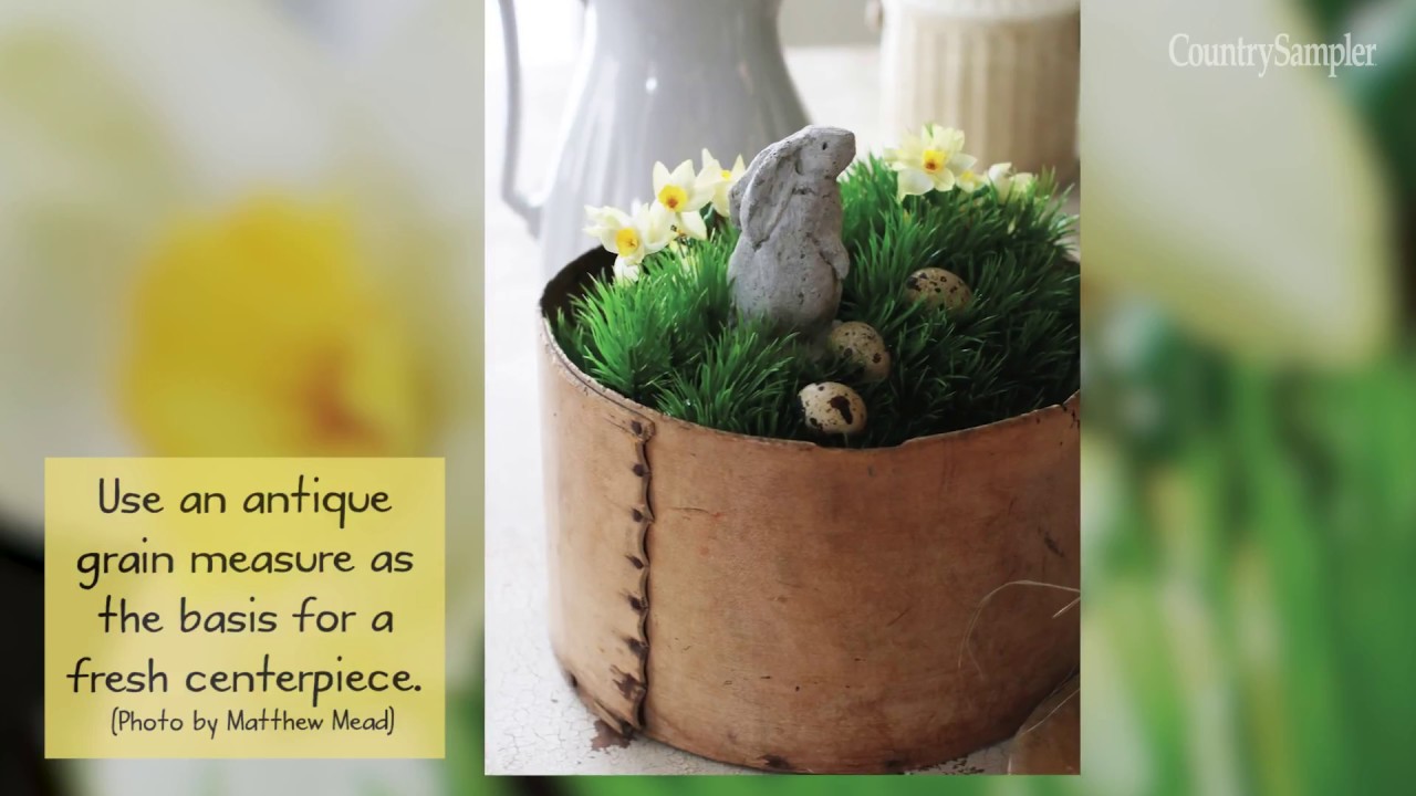 Sweet Spring Home Decor | A Country Sampler Design Tutorial - YouTube