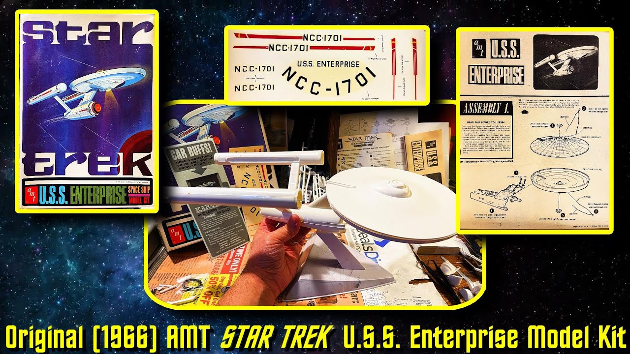 Original Release AMT STAR TREK U.S.S. Enterprise Space Ship