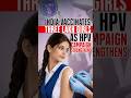 India Vaccinates Three Lakh Girls As HPV Campaign Strengthens #shortsfeed #shorts #hpv