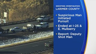 1 Injured In Shooting With Larimer County Sheriffs Deputies On I-25 After Pursuit