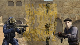 ALL jumps you should know on DUST 2 | CS 1.6