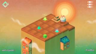 Roofbot (by Double Coconut) - puzzle game for Android and iOS - gameplay.