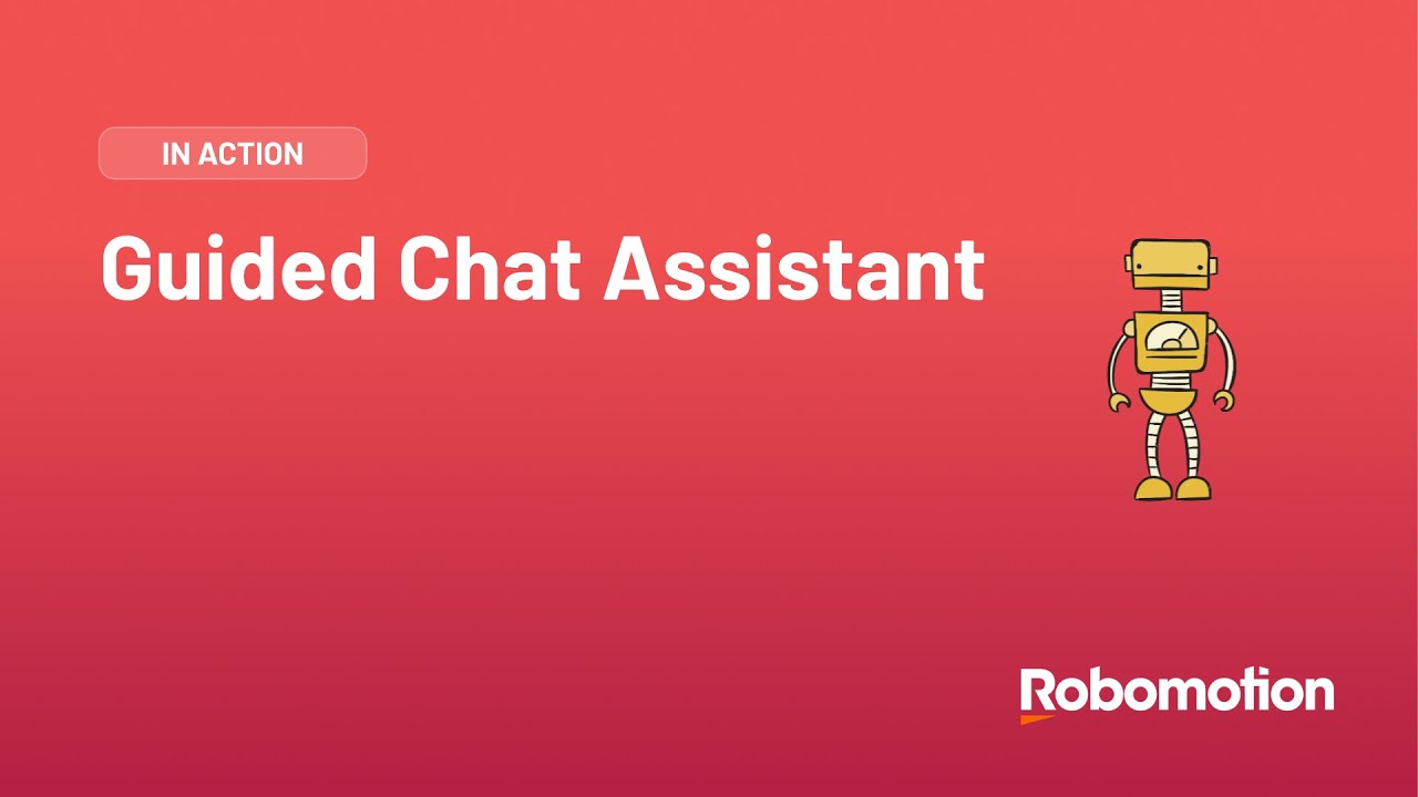 The flow drives, step by step — Chat Assistant demo