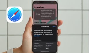 How to Hide Safari Privacy Report from Start Page in iOS 16 on iPhone and iPad