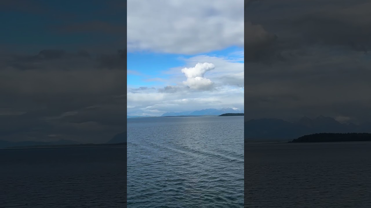 Norwegian cruise heading to Ketchikan, Alaska
