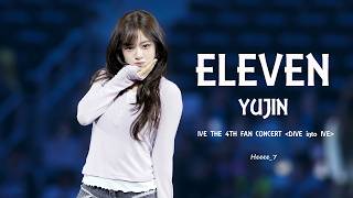 260321 아이브 유진 Eleven 사운드체크 4K 직캠 Ive An Yujin Fancam Ive The 4Th Fan Concert Dive Into Ive