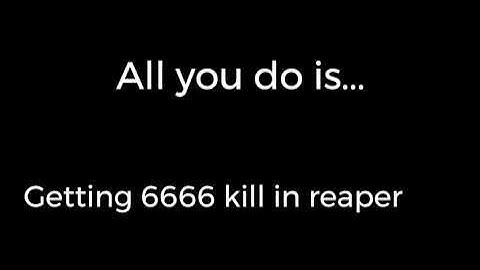 How to get reaper awakening glove in Killstreak Button Test (Updated)