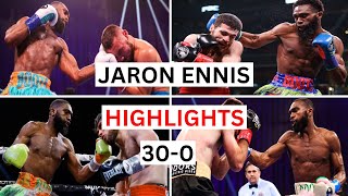 Jaron Ennis (30-0) Highlights \& Knockouts