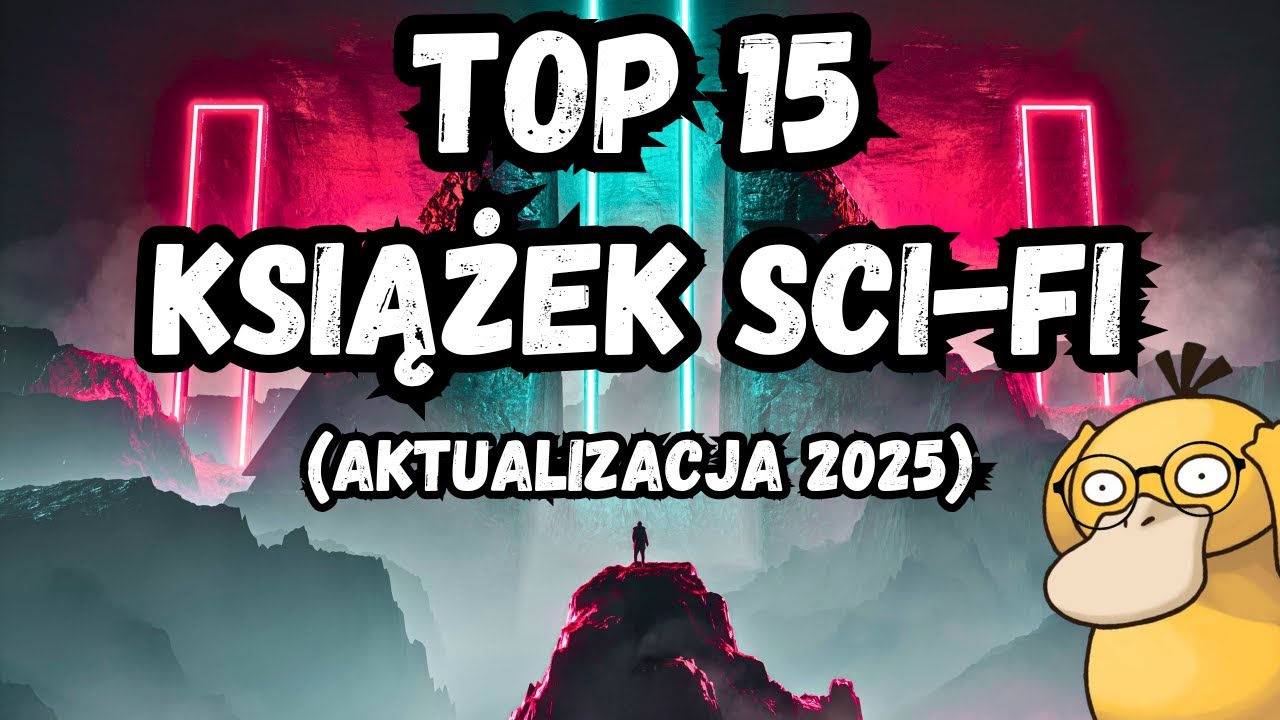 MOJE TOP 15 NAJLEPSZYCH KSIĄŻEK SCI-FI - EDYCJA 2025