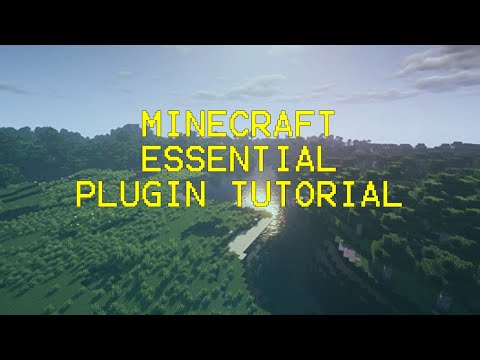 HOW TO DOWNLOAD ESSENTIAL PLUGIN TUTORIAL MINECRAFT