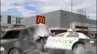 Police Car Crash Meme With Intense Music