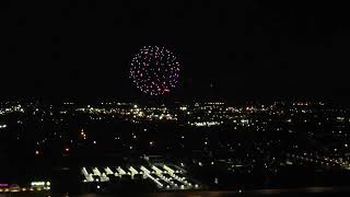 Fourth of July Fireworks over Clovis New Mexico. (DJI Mini 2 Drone 4k)