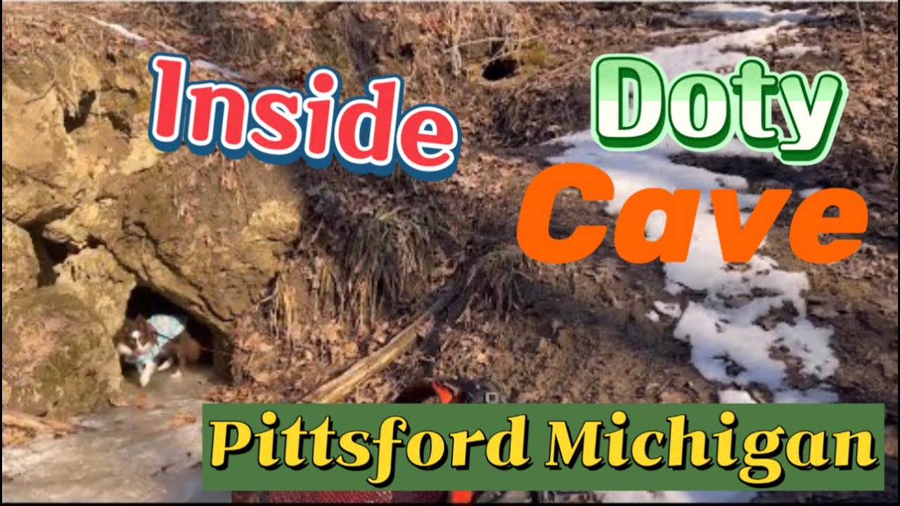 Inside Doty Cave Pittsford Michigan Day Hike