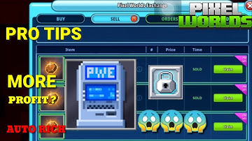 How to get RICH in Pixel Worlds | PIXEL WORLDS