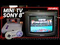 Mini TV SONY portatil para jugar Videojuegos 🎮 - SONY TRINITRON (KV-8AD11) - elrafias