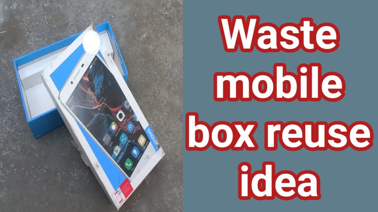 Waste mobile box reuse ideas/Best out of waste craft Ideas - YouTube