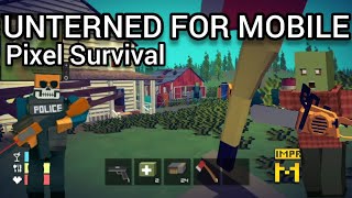 Unturned Mobile Version 4.0 Test (Pixel Survival) Zombie Survival Game screenshot 1