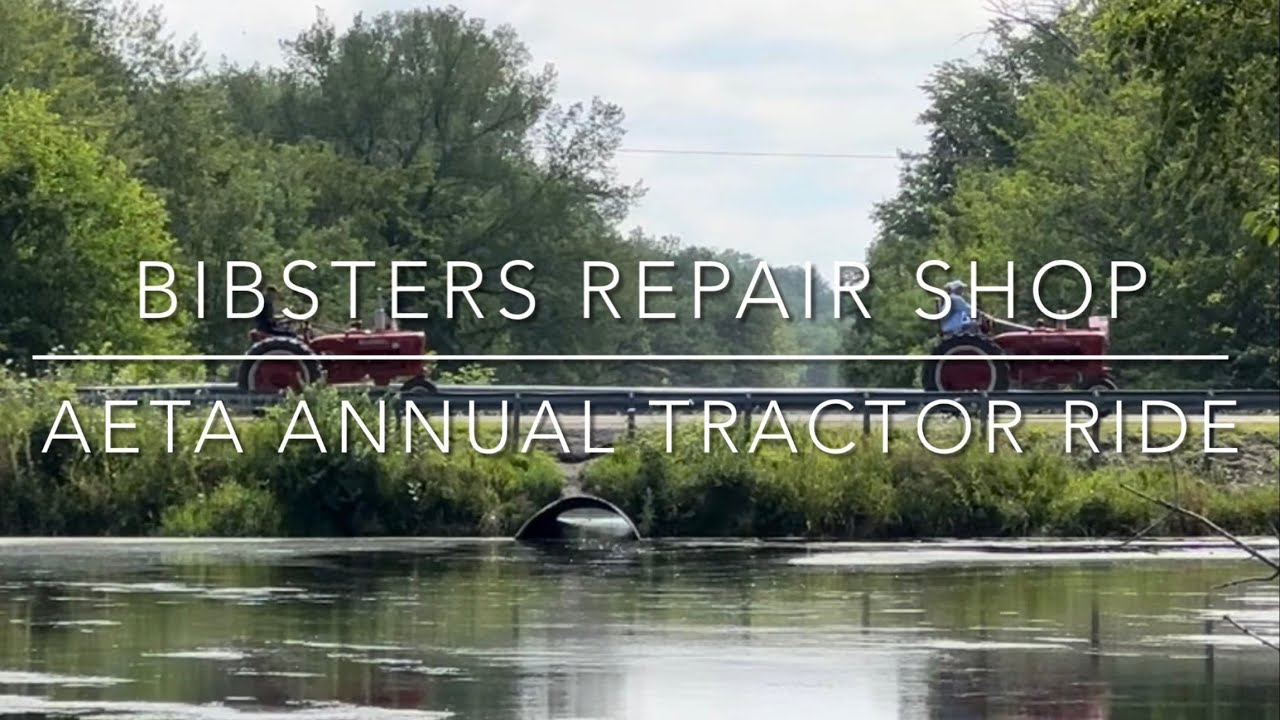 Antique Engine and Tractor Association annual tractor ride - YouTube