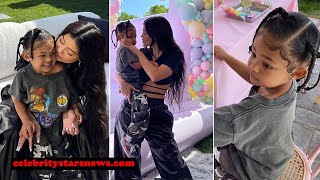 Kylie Jenner and Stormi Webster Enjoying True's 3rd BIRTHDAY - 2021