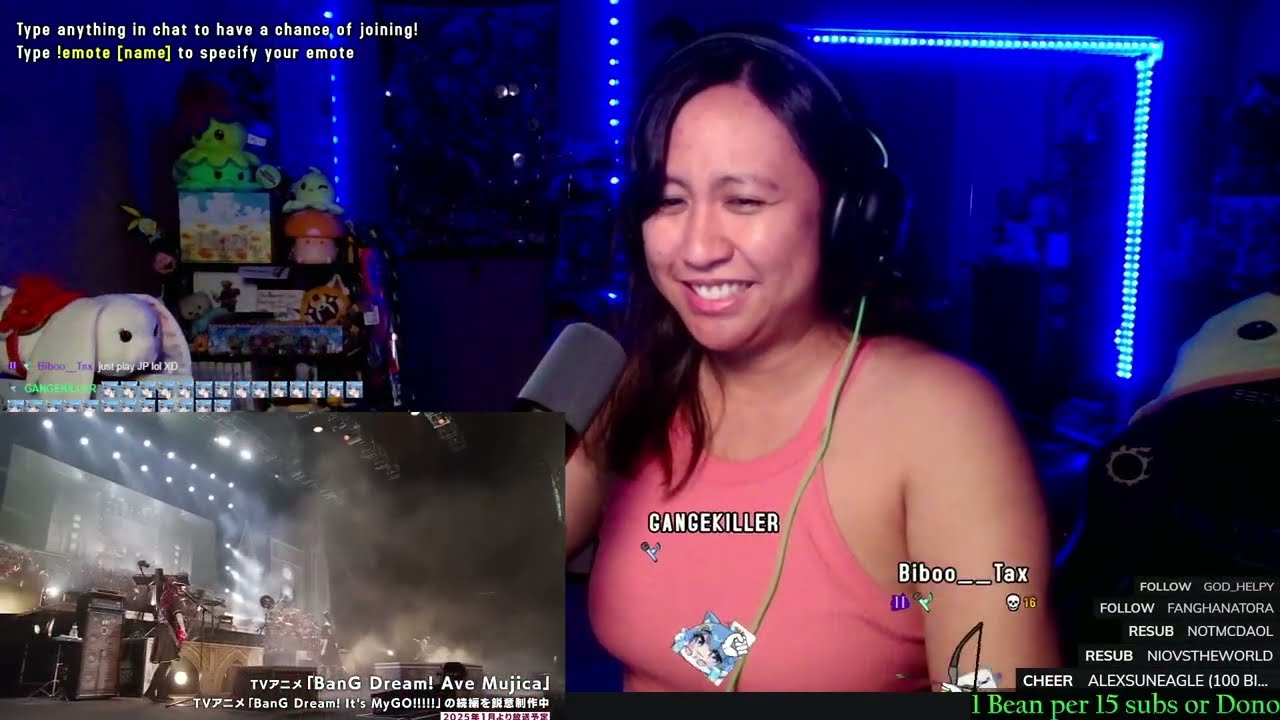 Певица и автор песен отреагировала на Roselia - FIRE BIRD из LIVE TOUR「Rosenchor」 | Twitch React ...